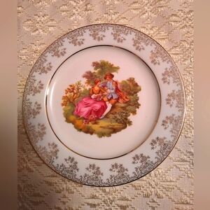 T. Limoges decorative porcelain plate